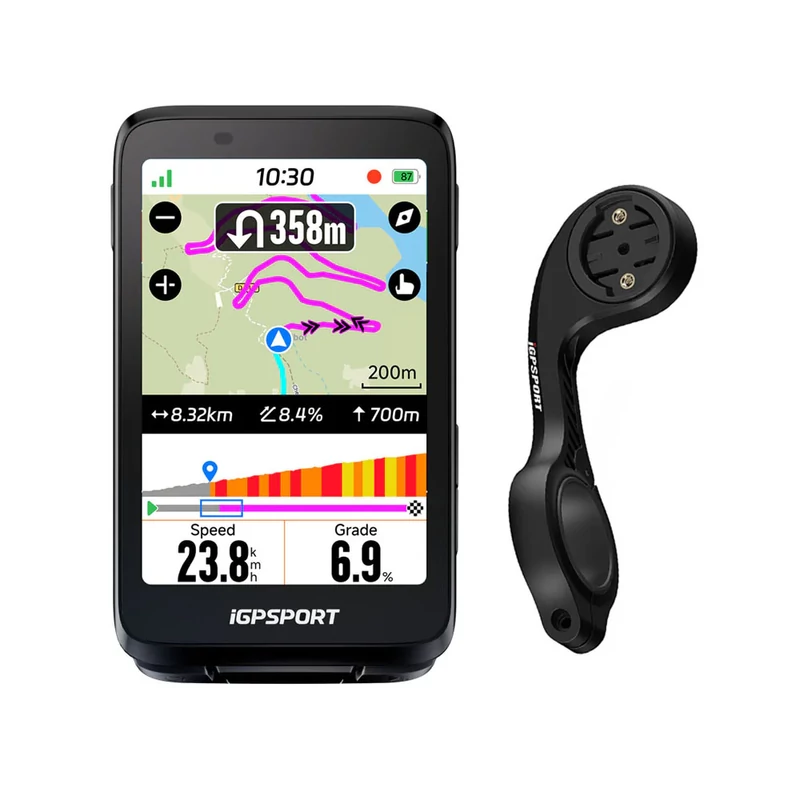 iGPSPORT BiNavi kerékpár computer - fekete - 2