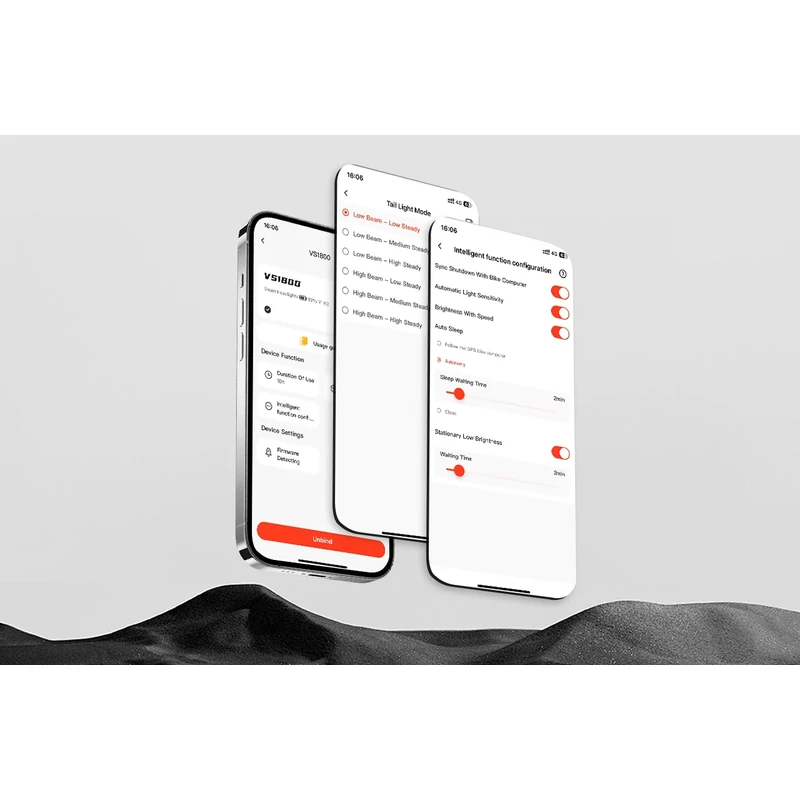 iGPSPORT VS1800 kerékpár első lámpa - 8