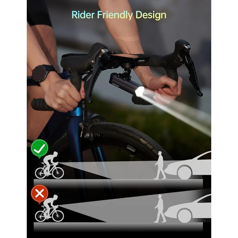 iGPSPORT VS800 kerékpár első lámpa - 5