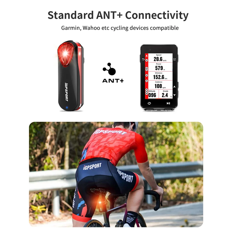 iGPSPORT SR30 kerékpár hátsó lámpa - 11