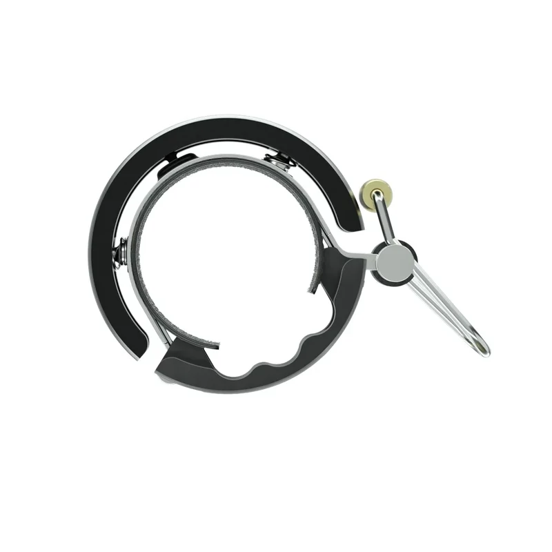 KNOG Oi Luxe kerékpár csengő - nagy - fekete - 2