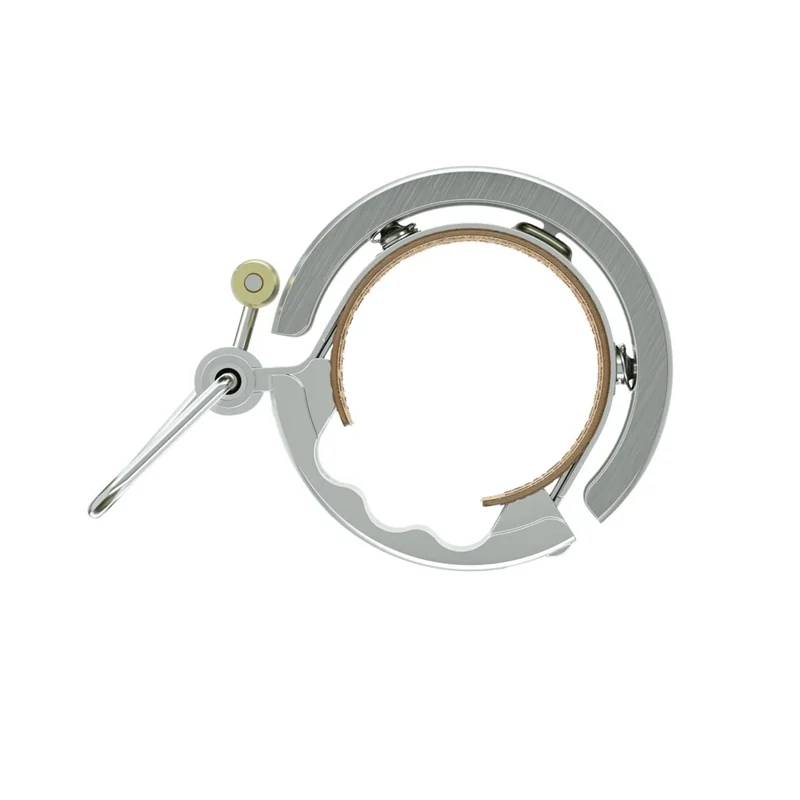 KNOG Oi Luxe kerékpár csengő - nagy - ezüst - 3