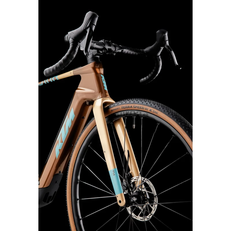KTM Macina Gravelator SX Prime elektromos gravel kerékpár 2025 - barna - 49 - 3