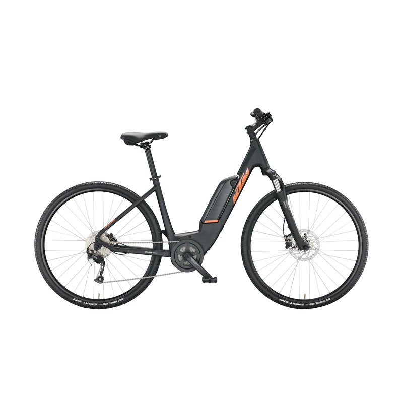 KTM Macina Cross A410 elektromos trekking kerékpár 2022 - fekete - 43