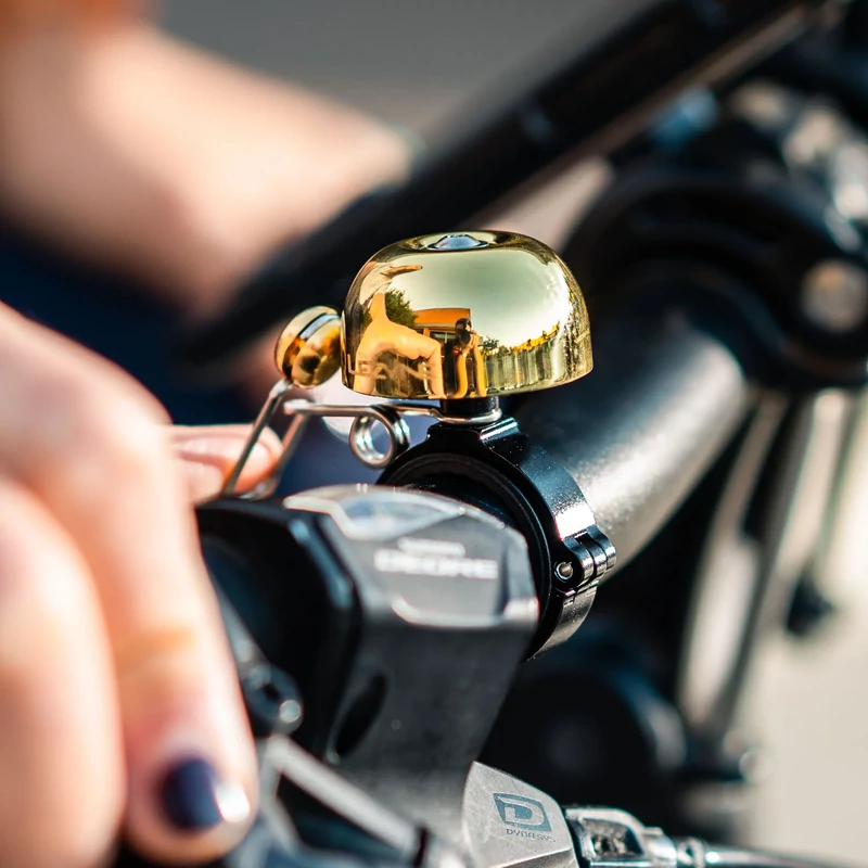 LEZYNE Classic Brass Bell HM kerékpár csengő - fekete - 3