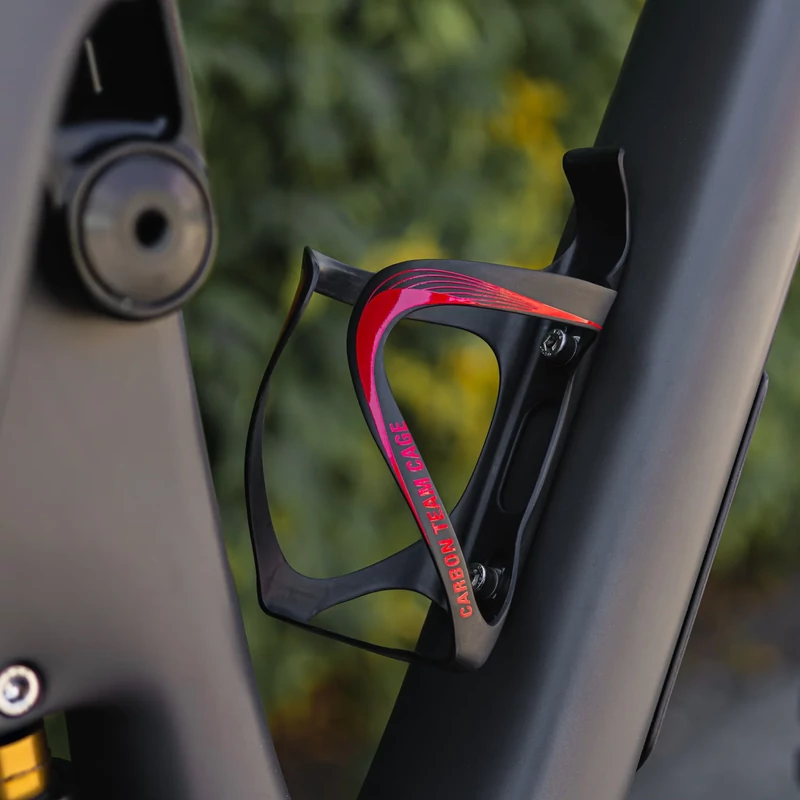 LEZYNE Carbon Team kerékpár kulacstartó - fekete/zöld - 4