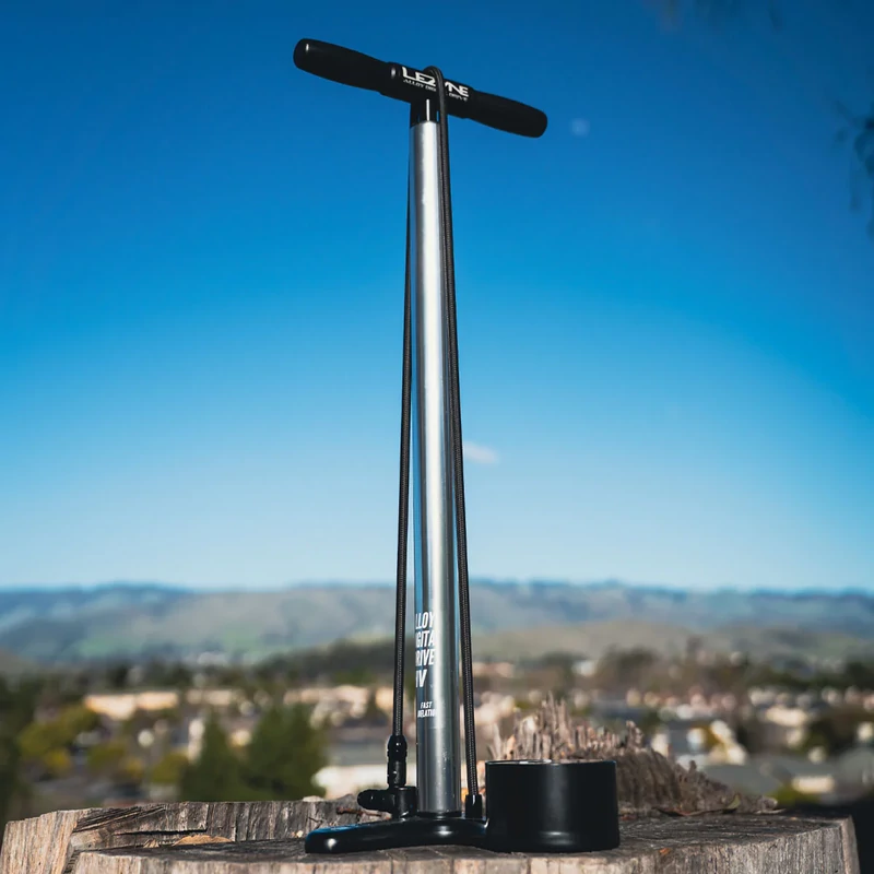 LEZYNE Alloy HV Digital Drive 3.5 kerékpár állópumpa - fekete - 4