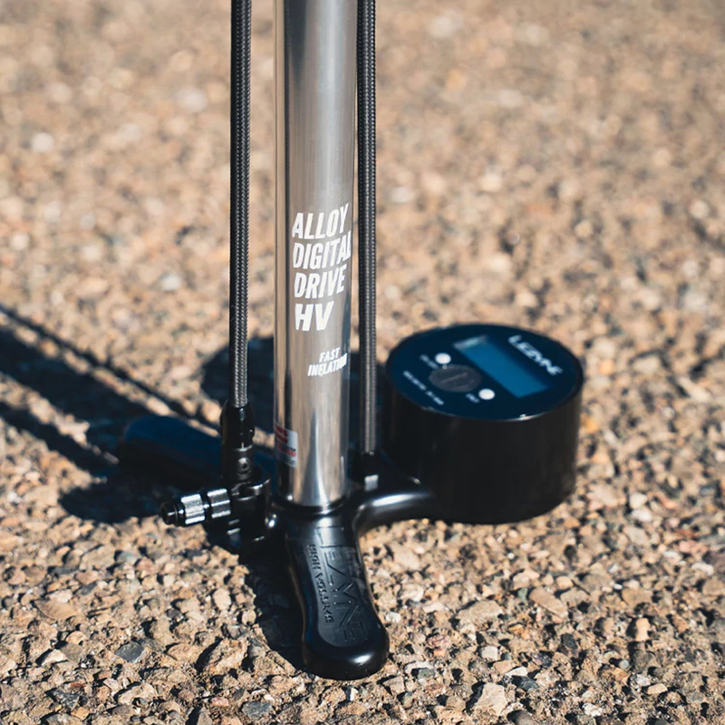 LEZYNE Alloy HV Digital Drive 3.5 kerékpár állópumpa - fekete - 5