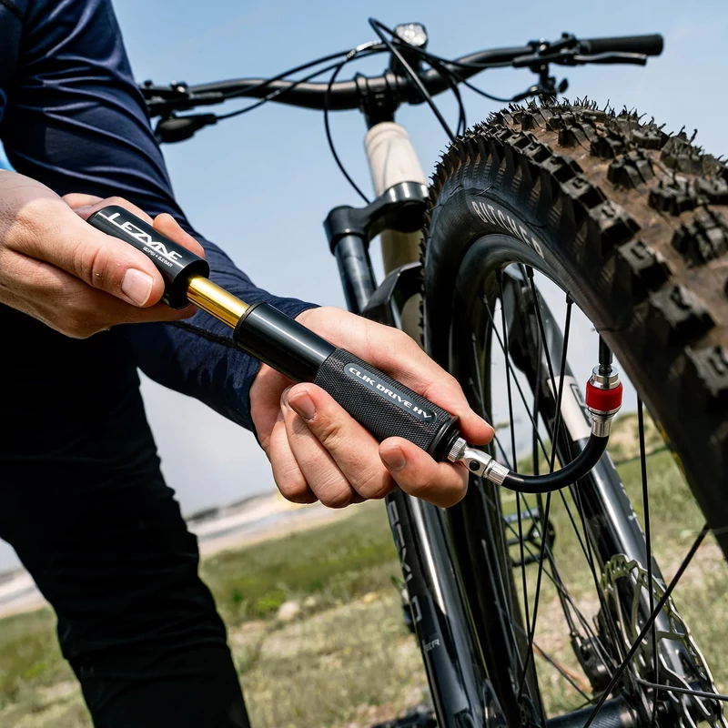 LEZYNE Clik Drive HP kerékpár minipumpa - fekete - 8