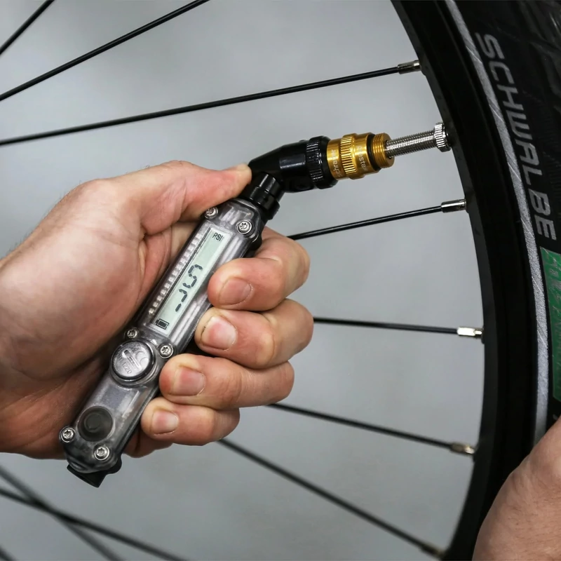 LEZYNE Digital Check Drive kerékpáros nyomásmérő - 8