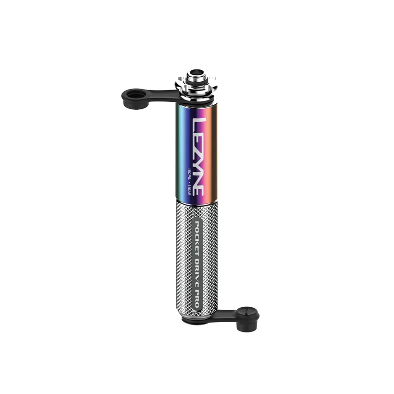 LEZYNE Pocket Drive Pro kerékpár minipumpa - ezüst/neo - 2