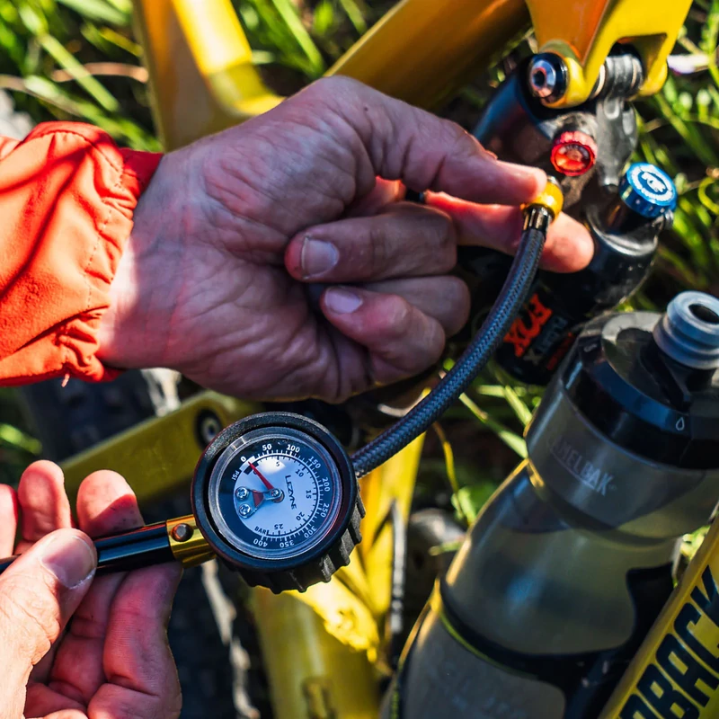 LEZYNE Shock Drive kerékpár teleszkóp pumpa - 5