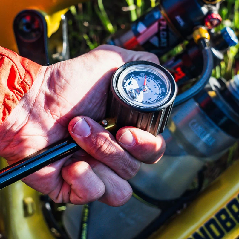 LEZYNE Shock Drive kerékpár teleszkóp pumpa - 6