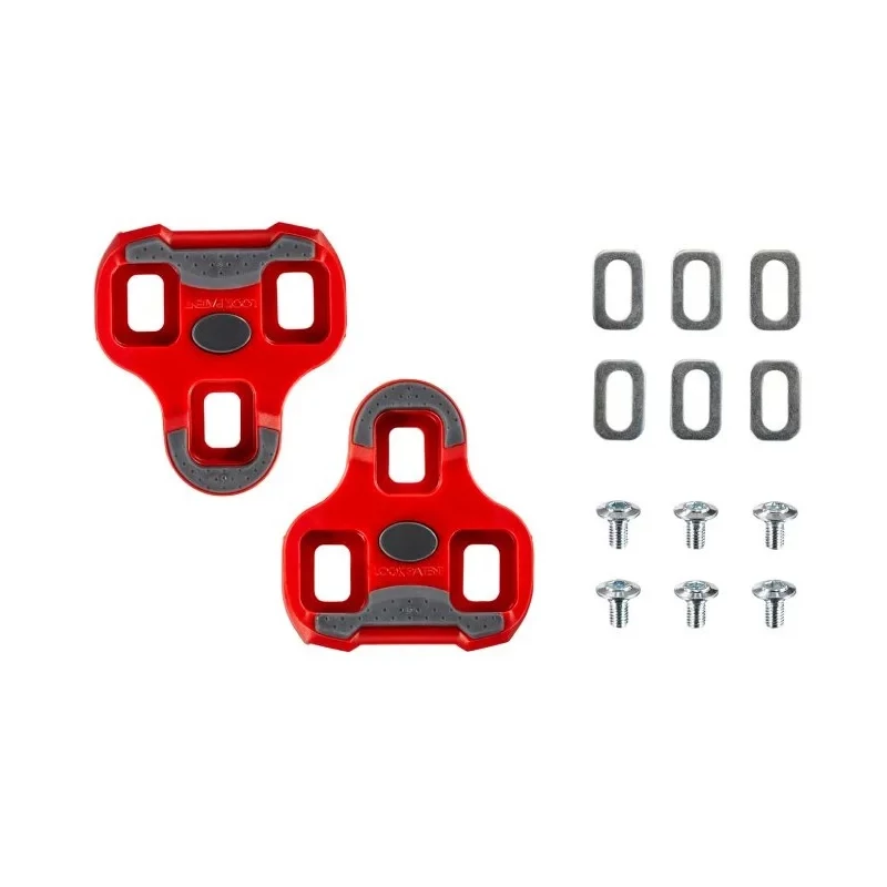 LOOK Keo Grip kerékpár pedálstopli - piros - 4