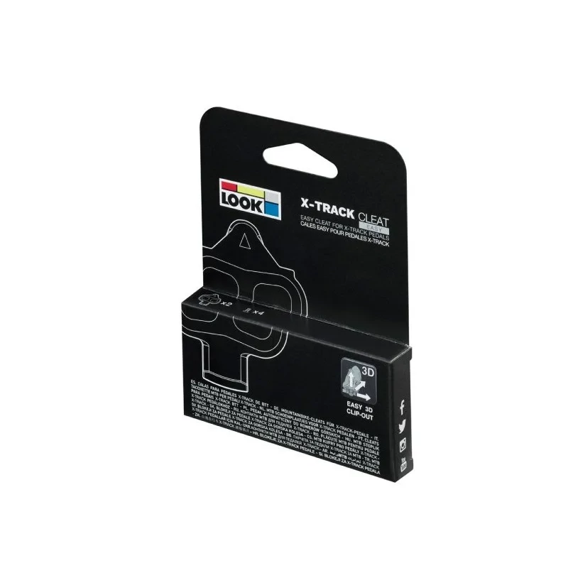 LOOK X-Track Easy kerékpár pedálstopli - szürke - 5