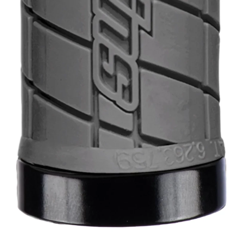 Lizard Skins Logo Lock-On kerékpár markolat - szürke - 4