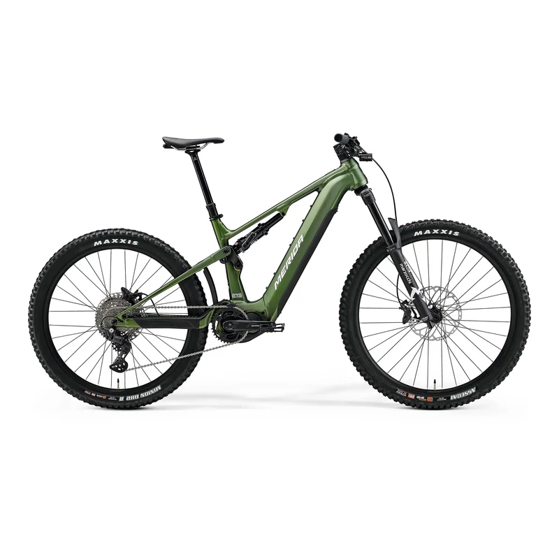 MERIDA eONE-SIXTY 675 elektromos MTB kerékpár 2024 - ködzöld, S