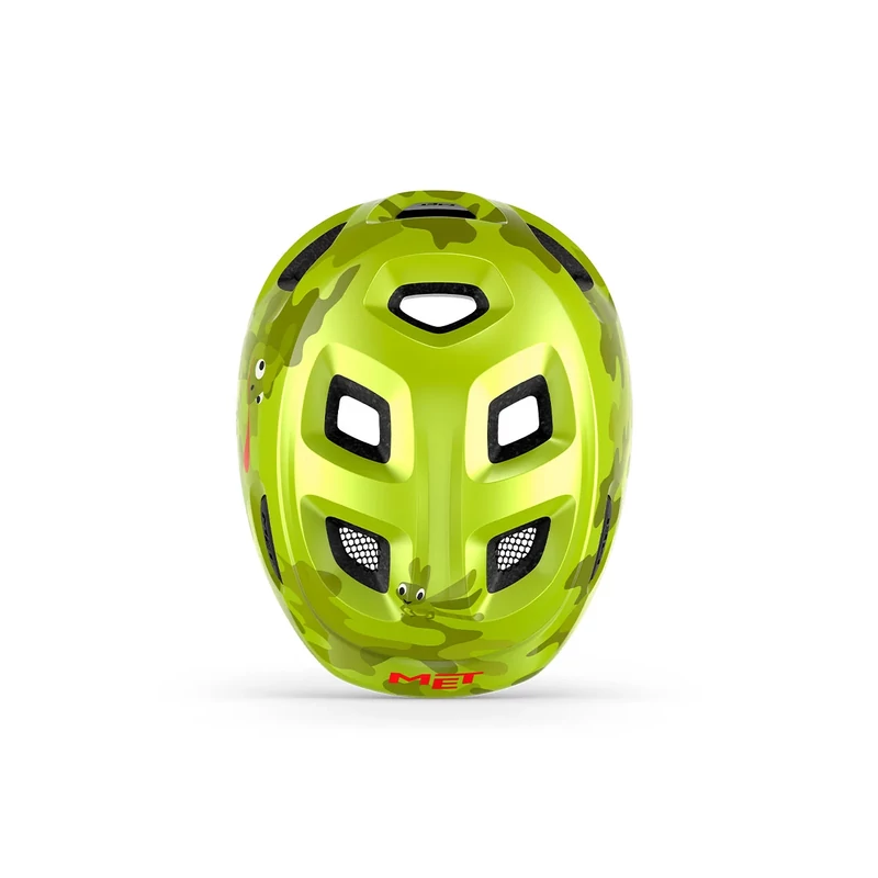 MET Hooray gyerek bukósisak - lime kaméleon - XS - 4