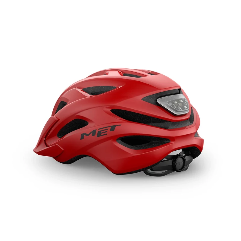 MET Crossover kerékpáros sisak - piros - M - 3