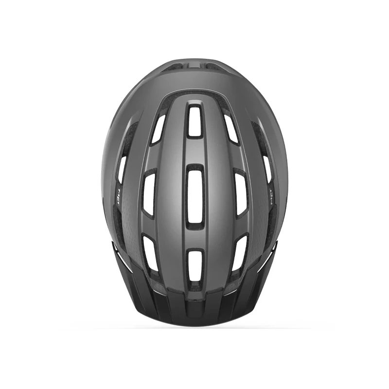 MET Downtown kerékpáros sisak - szürke - S/M - 4