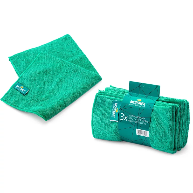 MOTOREX Microfibre Cloth törlőkendő szett