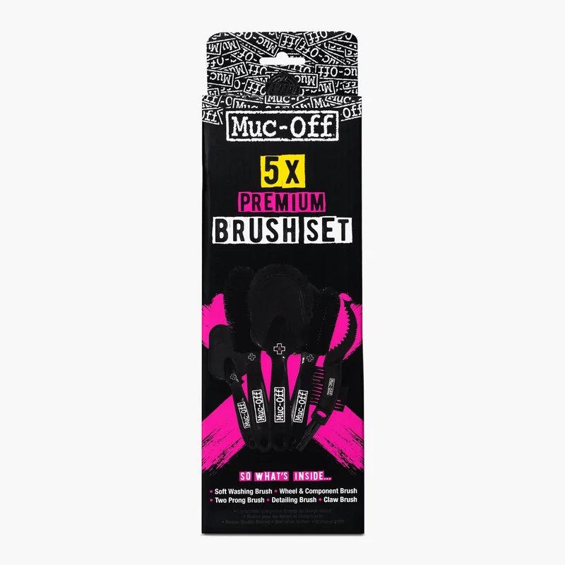 Muc-Off 5x Premium kerékpáros kefe készlet - 7