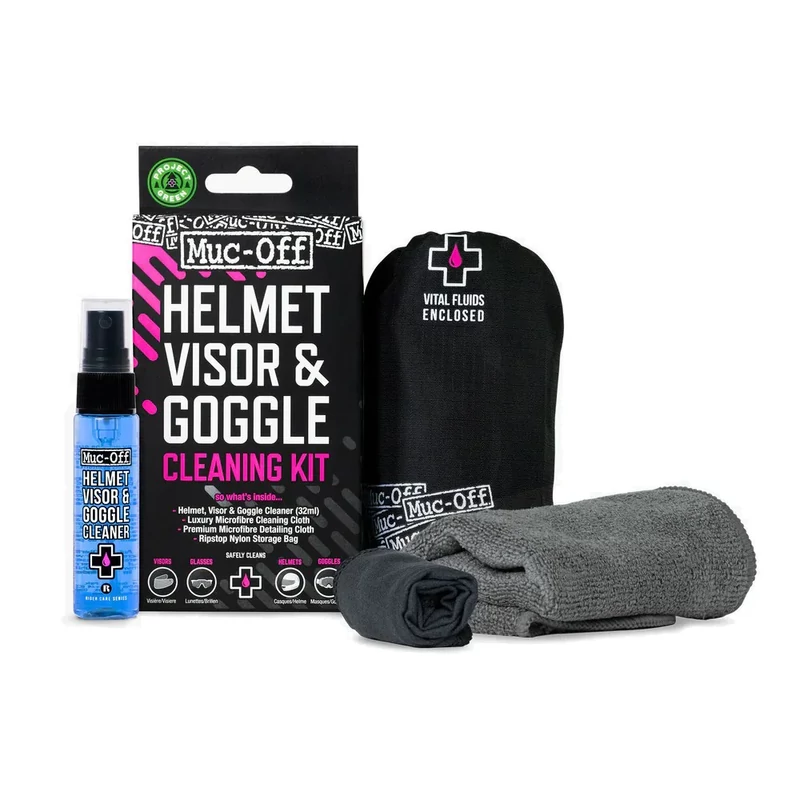 Muc-Off Helmet, Visor & Goggle Cleaning Kit sisak és szemüveg tisztító szett