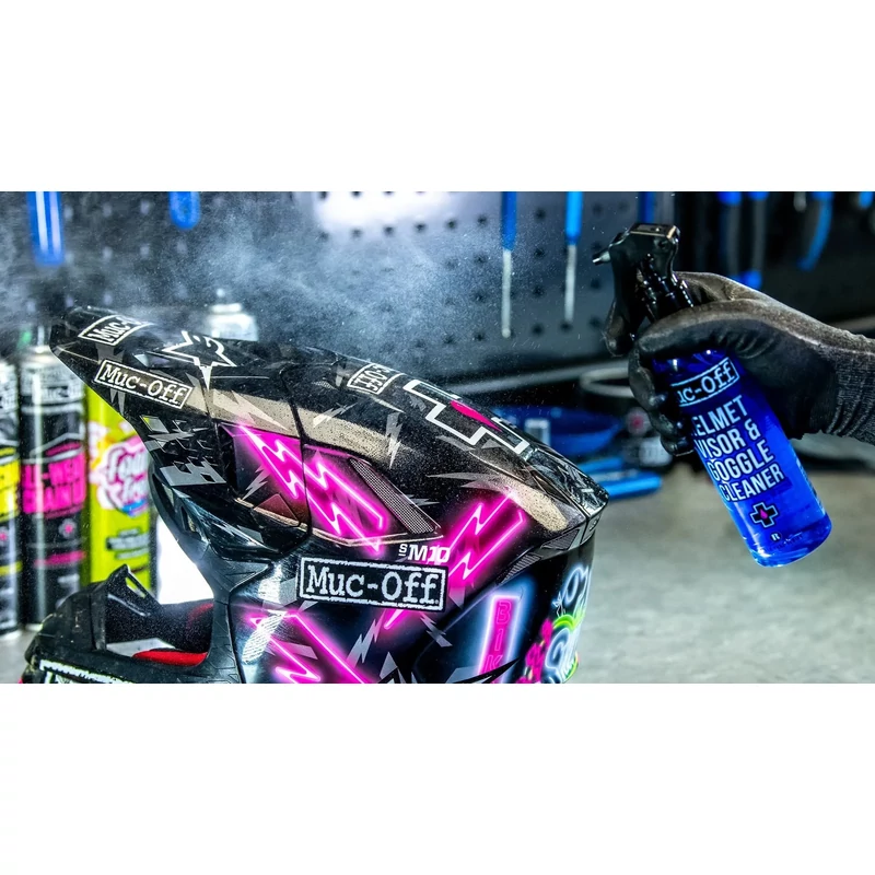 Muc-Off Helmet, Visor & Goggle Cleaning Kit sisak és szemüveg tisztító szett - 2