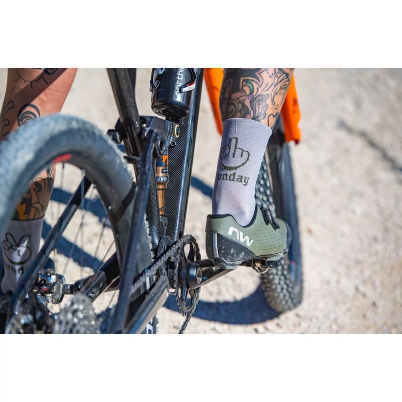 NORTHWAVE Rebel 3 MTB kerékpáros cipő - zöld - 43 - 6