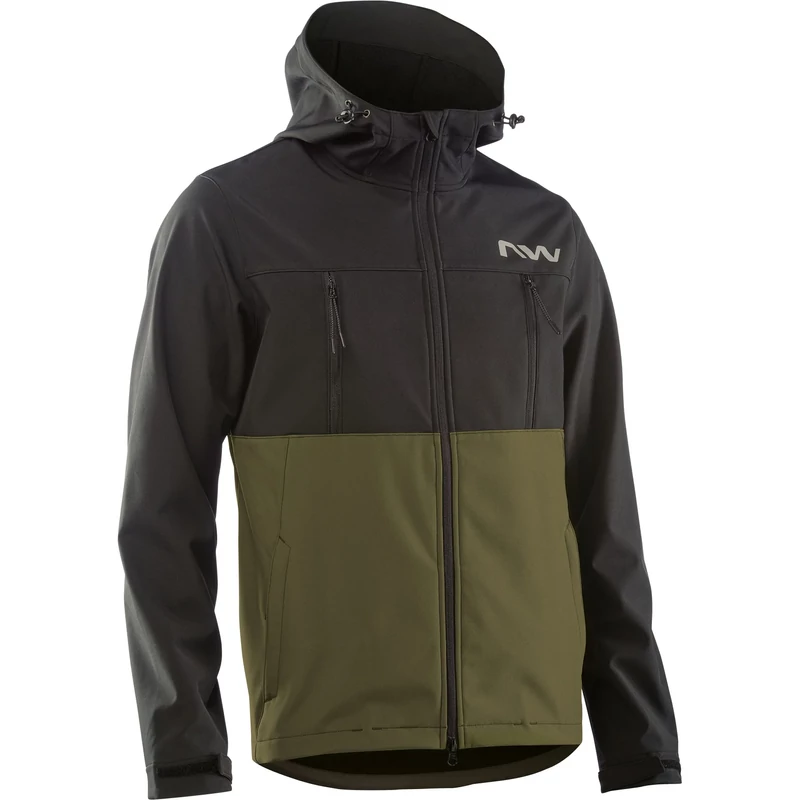 NORTHWAVE Easy Out Softshell kerékpáros dzseki - zöld - S