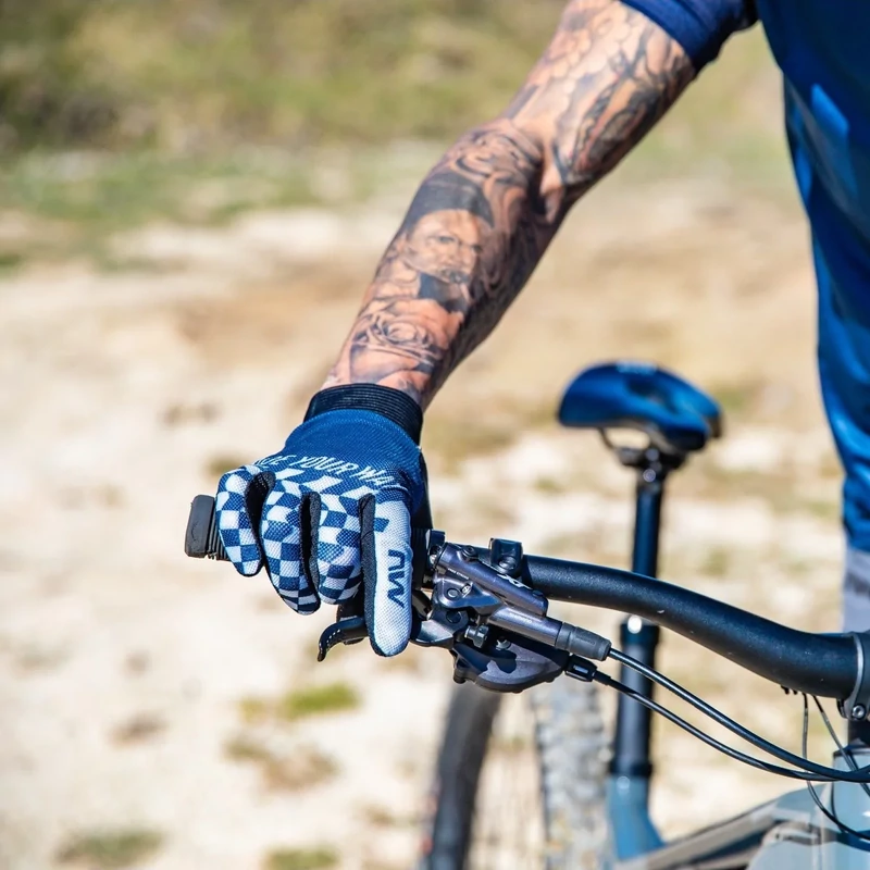 NORTHWAVE Air LF kerékpáros kesztyű - kék - M - 2