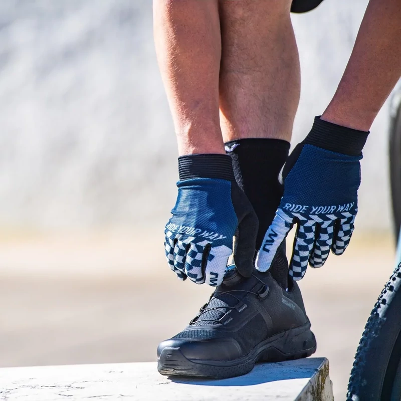 NORTHWAVE Air LF kerékpáros kesztyű - kék - M - 4