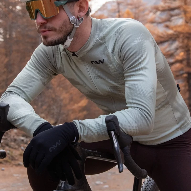 NORTHWAVE Blade hosszú ujjú kerékpáros mez - szürke - M - 4