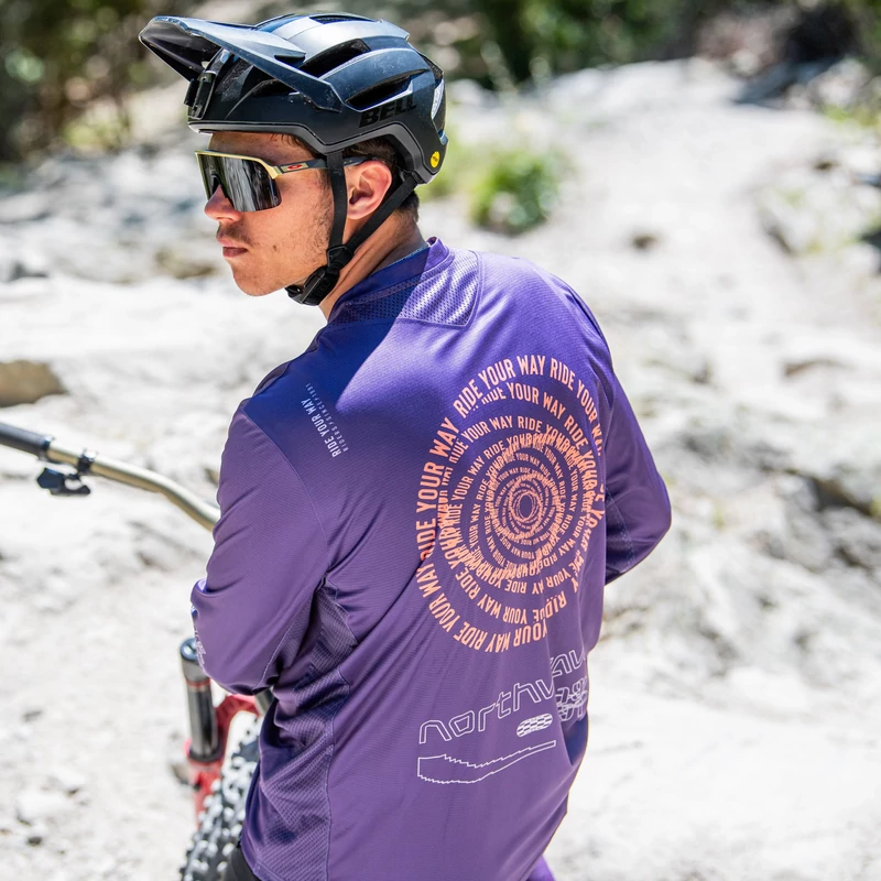 NORTHWAVE Edge 2 hosszú ujjú kerékpáros mez - szürke - S - 5