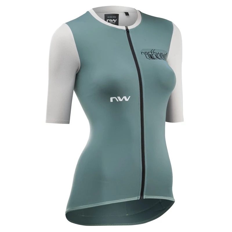 NORTHWAVE Essence Evo kerékpáros mez - zsálya - M - 3