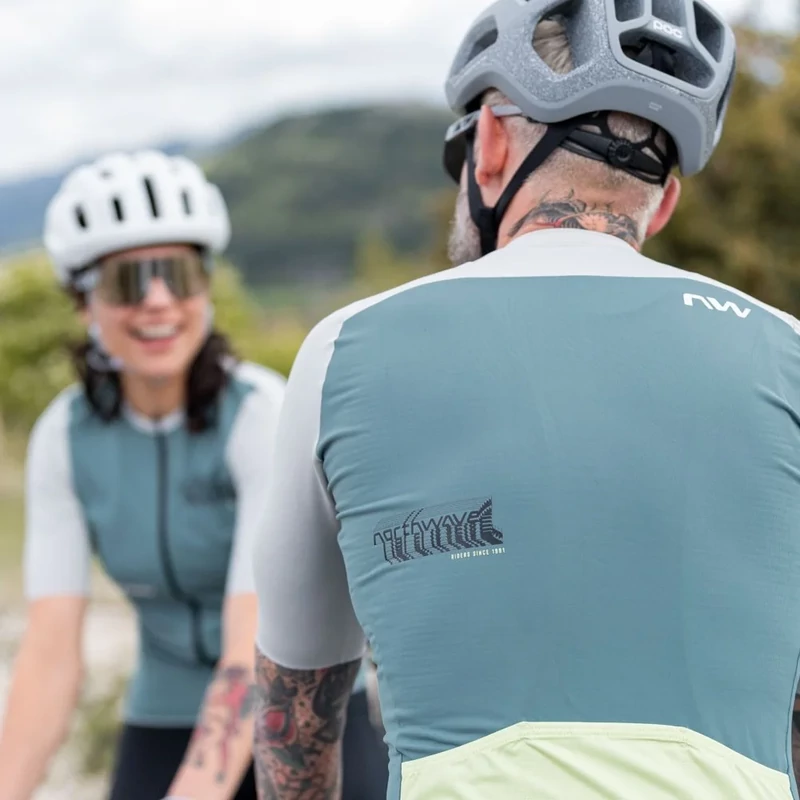 NORTHWAVE Essence Evo kerékpáros mez - zsálya - M - 5