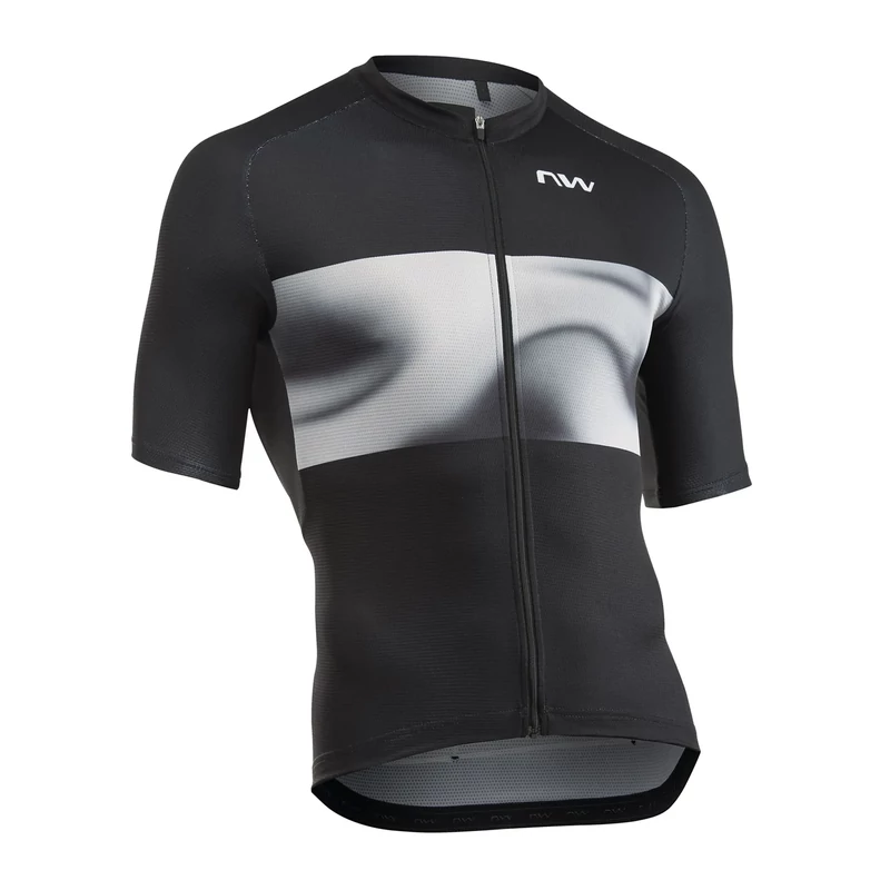 NORTHWAVE Force Evo rövid ujjú kerékpáros mez - fekete - M