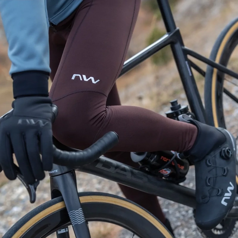 NORTHWAVE Active Gel téli kerékpáros nadrág - fekete - M - 4