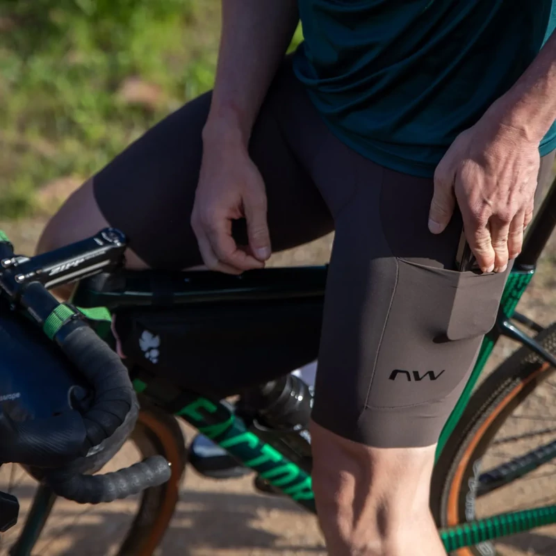NORTHWAVE Extreme Rock kerékpáros nadrág - barna - S - 4