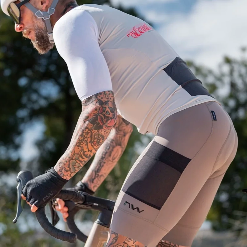 NORTHWAVE Fast Rock kerékpáros rövidnadrág - homok - S - 8