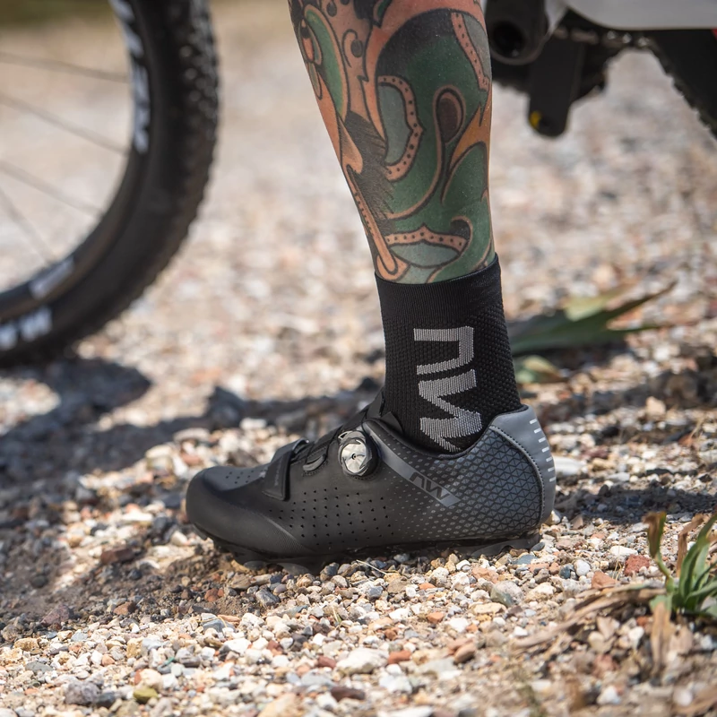 NORTHWAVE Extreme Air Mid kerékpáros zokni - zöld - L - 4