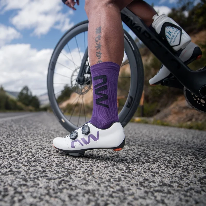 NORTHWAVE Extreme Air kerékpáros zokni - fekete - S - 3