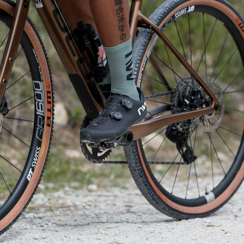 NORTHWAVE Extreme Air kerékpáros zokni - fekete - S - 5