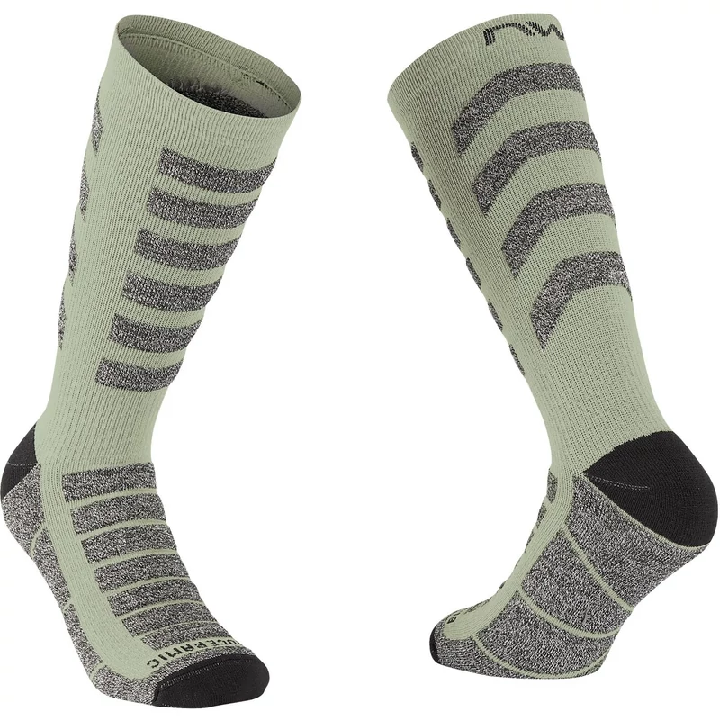 NORTHWAVE Husky Ceramic téli kerékpáros zokni - zsálya - S