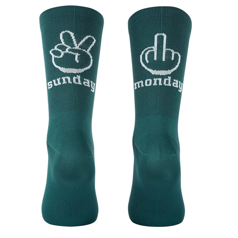 NORTHWAVE Sunday Monday kerékpáros zokni - petróleum - S