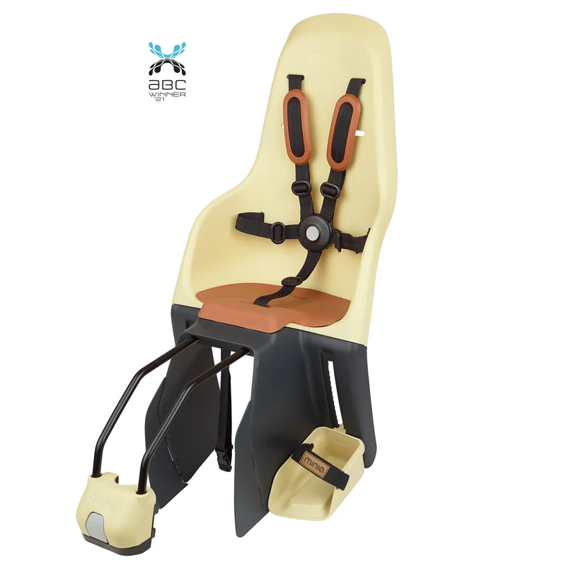 POLISPORT Minia FF kerékpár gyerekülés vázra - sárga