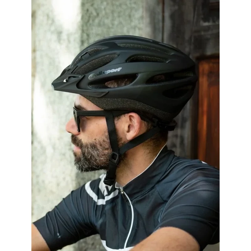 POLISPORT Sport-Flow kerékpáros sisak - fekete - M - 6