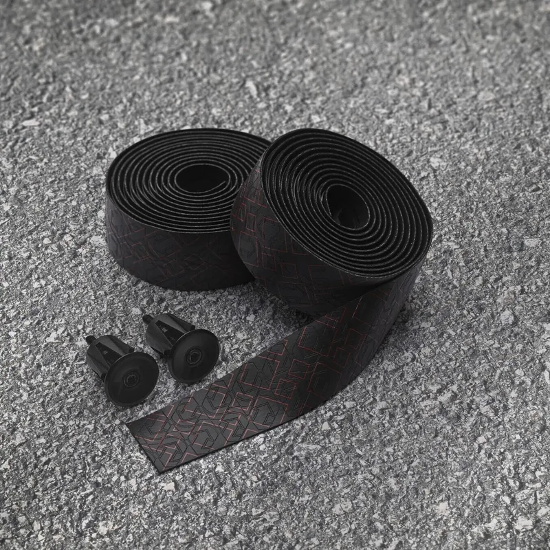 PRO Peaked Team kerékpár kormánybandázs - fekete/piros - 2