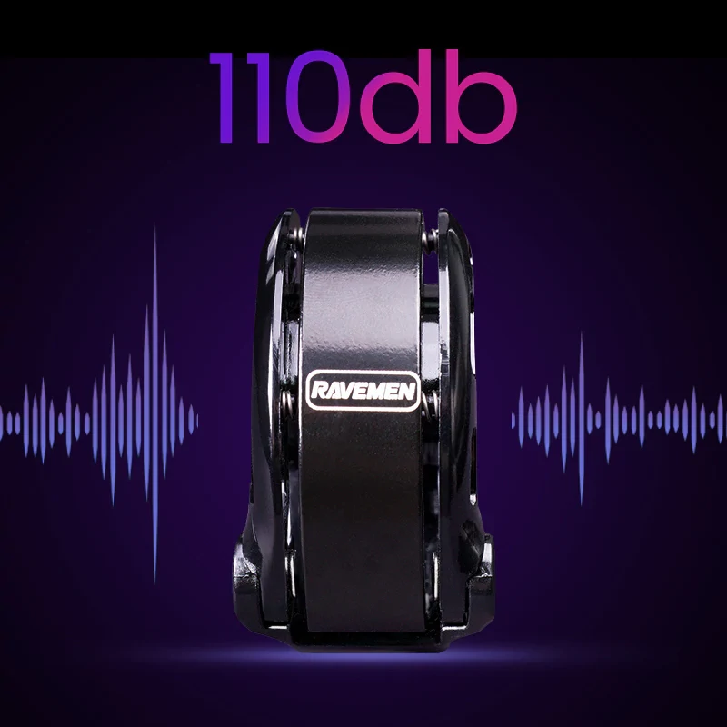 RAVEMEN Q1 kerékpár csengő - 5