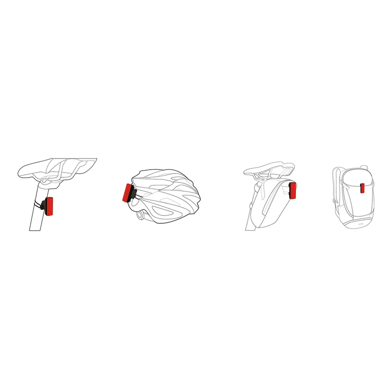 RAVEMEN TR20 kerékpár hátsó lámpa - 4